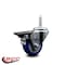 Service Caster 3 Inch Blue Polyurethane Wheel Swivel 58 Inch Threaded Stem Caster with Brake SCC SCC-TS20S314-PPUB-BLUE-PLB-58212 - alternate 2